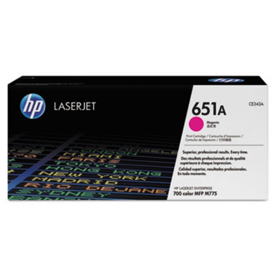 Picture of HP 651A, (CE343A-G) Magenta Original LaserJet Toner Cartridge for US Government