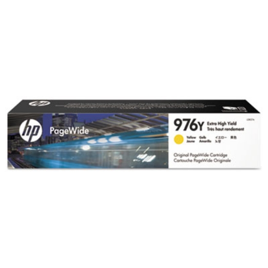 Picture of HP 976Y, (L0R07A) Extra High-Yield Yellow Original PageWide Cartridge