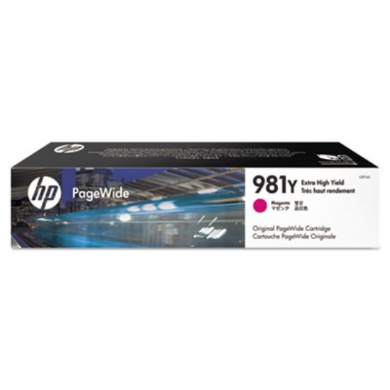 Picture of HP 981Y, (L0R14A) Extra High-Yield Magenta Original PageWide Cartridge