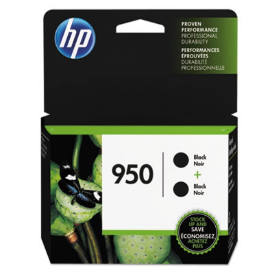 Picture of HP 950, (L0S28AN) 2-Pack Black Original Ink Cartridges