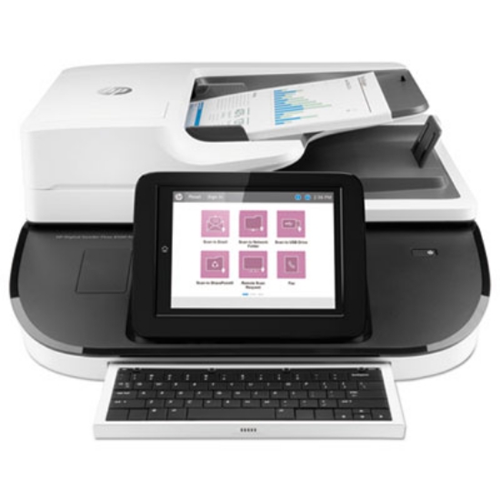 Picture of Digital Sender Flow 8500 fn2 Document Capture Workstation, 600 dpi Optical Resolution, 150-Sheet Duplex Auto Document Feeder