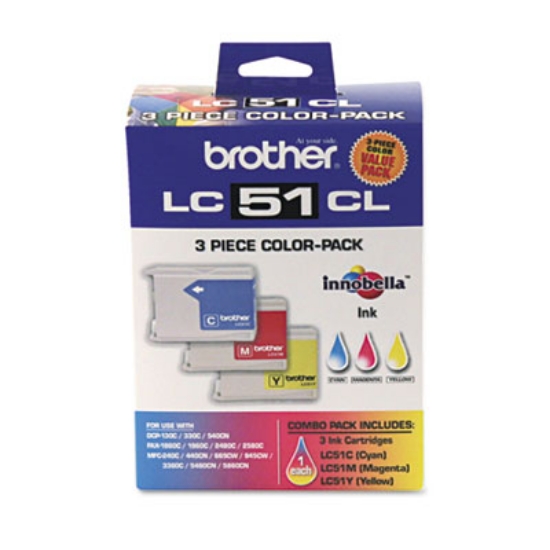 Picture of LC513PKS Innobella Ink, 400 Page-Yield, Cyan/Magenta/Yellow