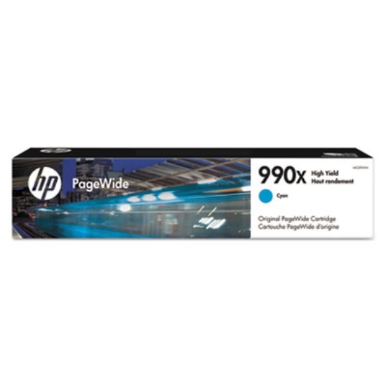 Picture of HP 990X, (M0J89AN) High-Yield Cyan Original PageWide Cartridge