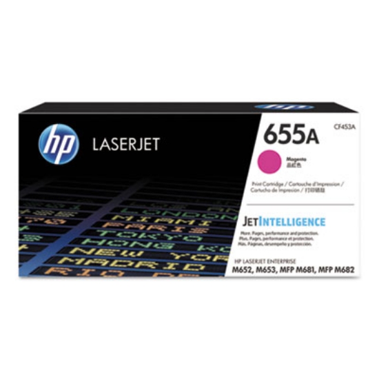 Picture of HP 655A, (CF453A) Magenta Original LaserJet Toner Cartridge