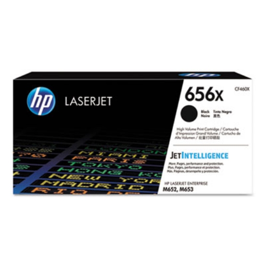 Picture of HP 656X, (CF460X) High-Yield Black Original LaserJet Toner Cartridge