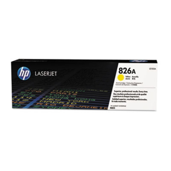 Picture of HP 826A, (CF312A) Yellow Original LaserJet Toner Cartridge