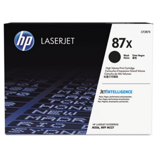 Picture of HP 87X, (CF287X) High-Yield Black Original LaserJet Toner Cartridge