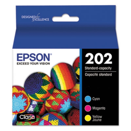 Picture of T202520-S (202) Claria Ink, 165 Page-Yield, Cyan/Magenta/Yellow