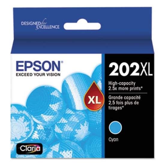 Picture of T202XL220-S (202XL) Claria High-Yield Ink, 470 Page-Yield, Cyan