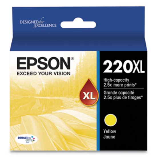 Picture of T220XL420-S (220XL) DURABrite Ultra High-Yield Ink, 450 Page-Yield, Yellow