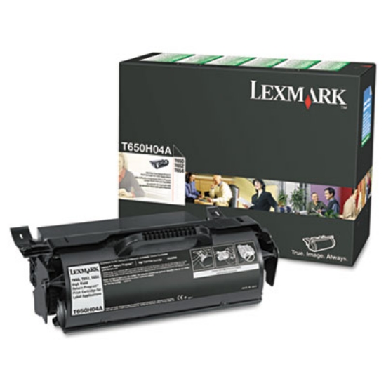 Picture of T650H04A Return Program High-Yield Toner, 25,000 Page-Yield, Black