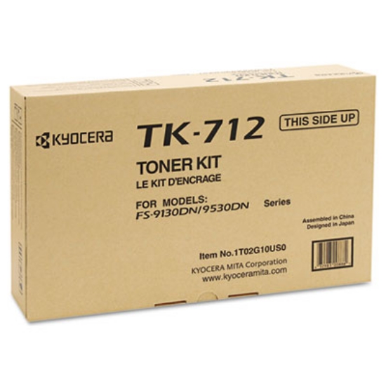 Picture of TK712 Toner, 40,000 Page-Yield, Black