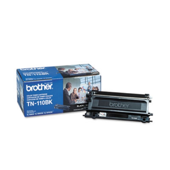 Picture of TN110BK Toner, 2,500 Page-Yield, Black