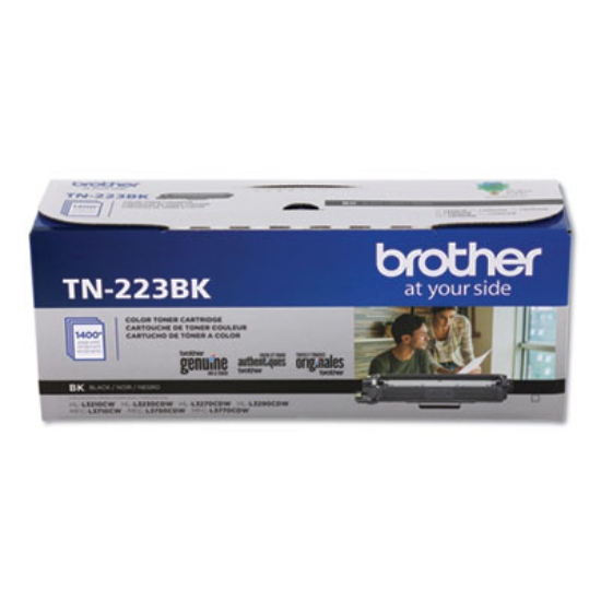 Picture of TN223BK Toner, 1,400 Page-Yield, Black