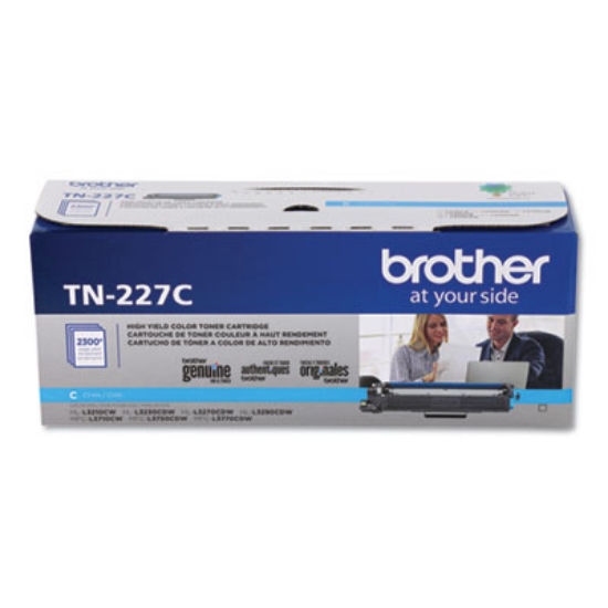 Picture of TN227C High-Yield Toner, 2,300 Page-Yield, Cyan