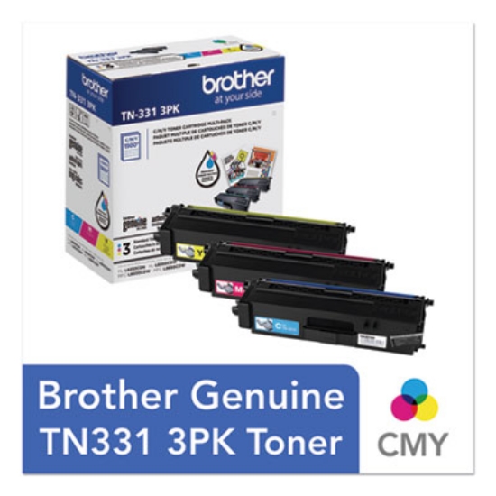 Picture of TN3313PK Toner, 1,500 Page-Yield, Cyan/Magenta/Yellow