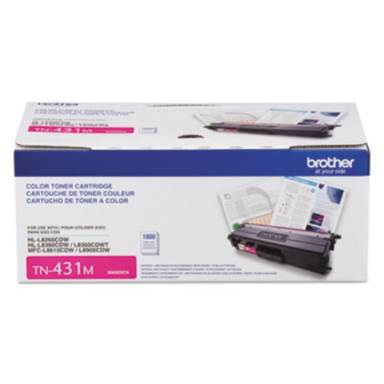 Picture of TN431M Toner, 1,800 Page-Yield, Magenta