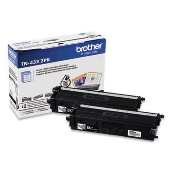 Picture of TN4332PK High-Yield Toner, 4,500 Page-Yield, Black, 2/Pack