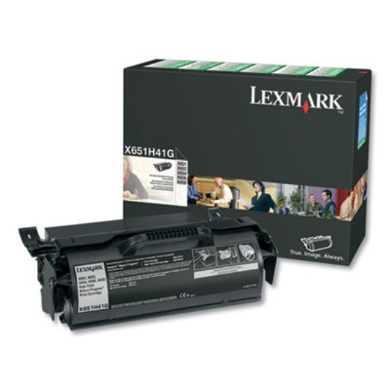 Picture of X651H41G Return Program High-Yield Toner, 25,000 Page-Yield, Black